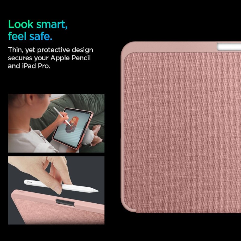 SPIGEN Urban Fit iPad Pro 11 (5/6) 2024–2025 розово злато - SPIGEN Urban Fit iPad Pro 11 (5/6) 2024–2025 розово злато - 8809896753456-ACS07021
