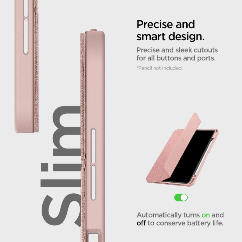 SPIGEN Urban Fit iPad Pro 11 (5/6) 2024–2025 розово злато - SPIGEN Urban Fit iPad Pro 11 (5/6) 2024–2025 розово злато - 8809896753456-ACS07021