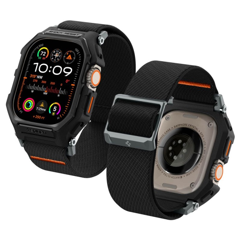 SPIGEN LITE FIT „PRO“ за Apple Watch ULTRA 1/2/3 (49 мм) – матово черно - SPIGEN LITE FIT „PRO“ за Apple Watch ULTRA 1/2/3 (49 мм) – матово черно - 8809896754125-ACS07104