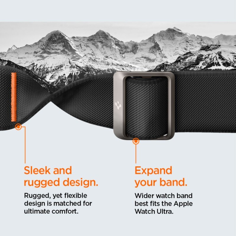 SPIGEN LITE FIT „PRO“ за Apple Watch ULTRA 1/2/3 (49 мм) – матово черно - SPIGEN LITE FIT „PRO“ за Apple Watch ULTRA 1/2/3 (49 мм) – матово черно - 8809896754125-ACS07104