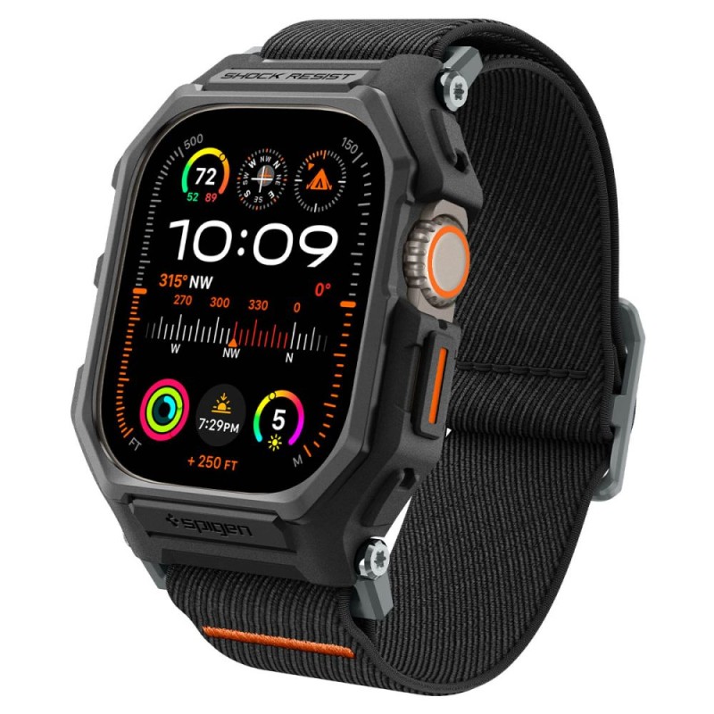 SPIGEN LITE FIT „PRO“ за Apple Watch ULTRA 1/2/3 (49 мм) – матово черно - SPIGEN LITE FIT „PRO“ за Apple Watch ULTRA 1/2/3 (49 мм) – матово черно - 8809896754125-ACS07104