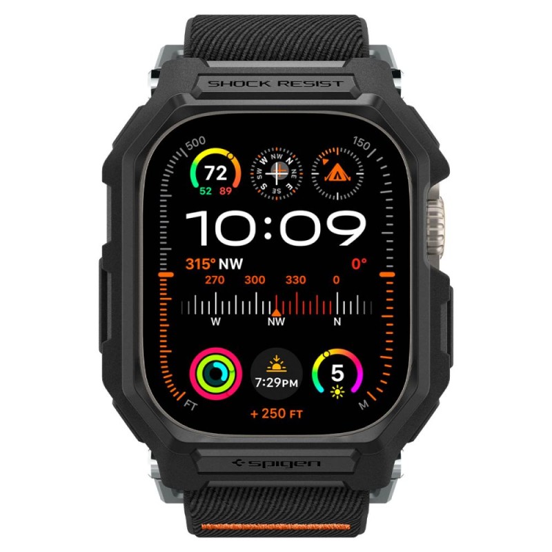 SPIGEN LITE FIT „PRO“ за Apple Watch ULTRA 1/2/3 (49 мм) – матово черно - SPIGEN LITE FIT „PRO“ за Apple Watch ULTRA 1/2/3 (49 мм) – матово черно - 8809896754125-ACS07104