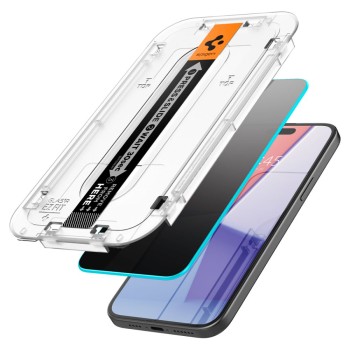 Spigen Glas.TR „EZ Fit” Privacy – закалено стъкло за iPhone 15 Plus / 16 Plus (SKU 8809896754347-AGL07119) Spigen Glas.TR „EZ Fit” Privacy – закалено стъкло за iPhone 15 Plus / 16 Plus (SKU 8809896754347-AGL07119)