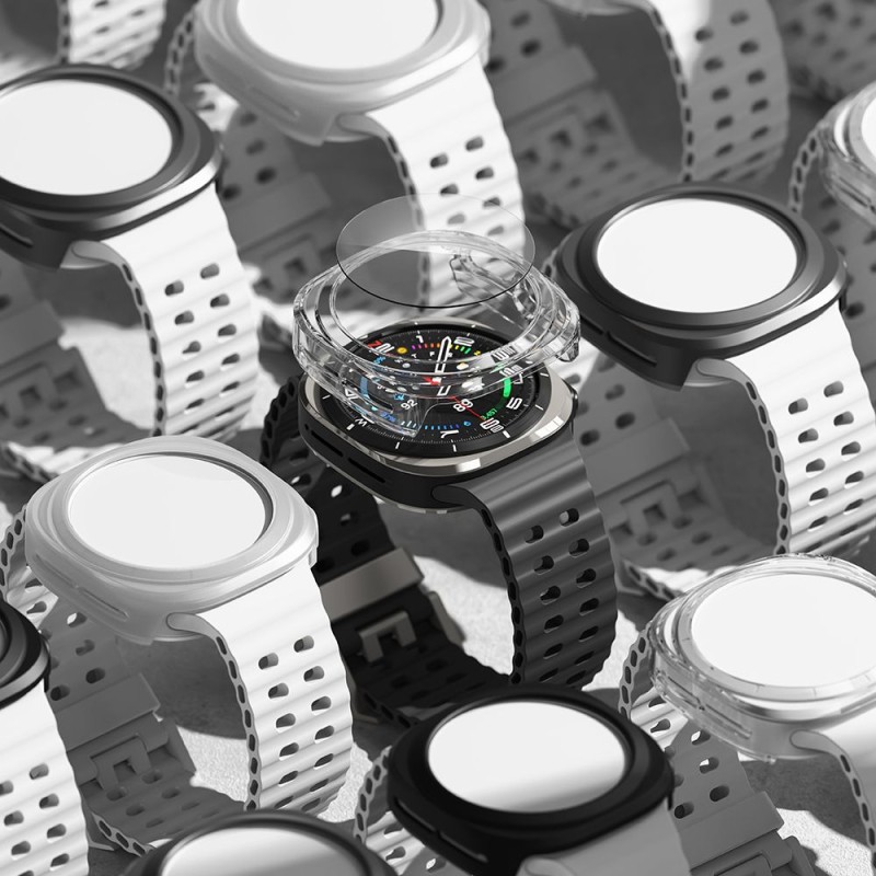 Ringke Slim & Tempered Glass за Samsung Galaxy Watch Ultra 2024/2025 (47 мм) прозрачно - Ringke Slim & Tempered Glass за Samsung Galaxy Watch Ultra 2024/2025 (47 мм) прозрачно - 8809961787713