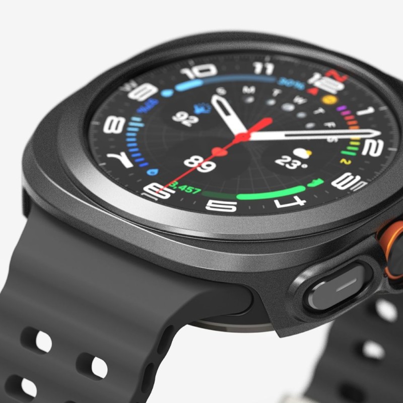 Ringke Slim + Tempered Glass за Samsung Galaxy Watch Ultra 2024/2025 (47 мм) Titanium Black – комплект - Ringke Slim + Tempered Glass за Samsung Galaxy Watch Ultra 2024/2025 (47 мм) Titanium Black – комплект - 8809961787744