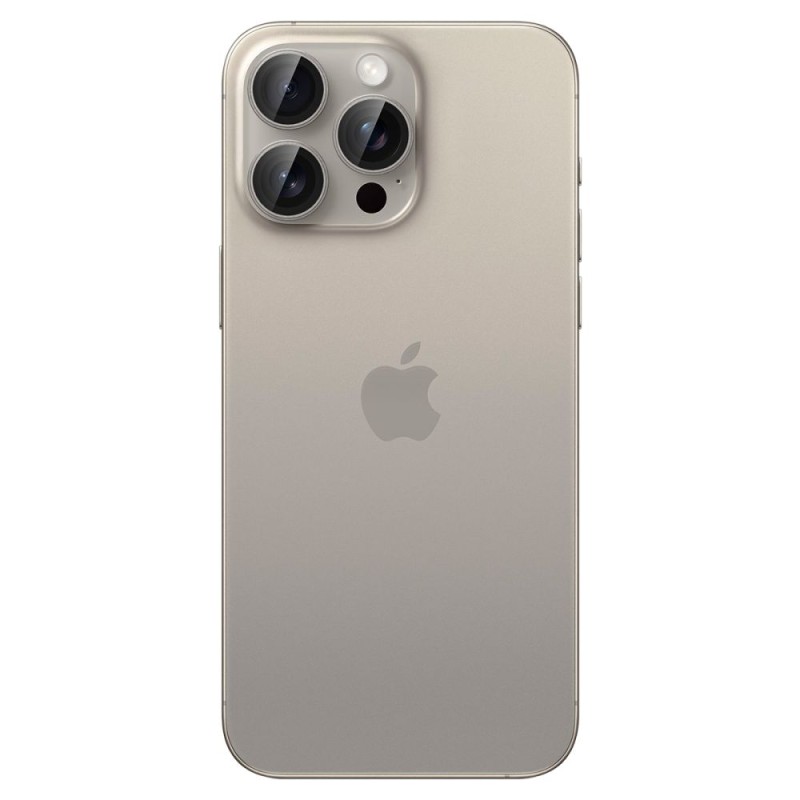 Spigen Optik Pro Glass „Ez Fit” защита за камера (2 бр.) за iPhone 14 Pro / 14 Pro Max / 15 Pro / 15 Pro Max / 16 Pro / 16 Pro Max / 17 Pro / 17 Pro Max Natural Titanium - Spigen Optik Pro Glass „Ez Fit” защита за камера (2 бр.) за iPhone 14 Pro / 14 Pro Max / 15 Pro / 15 Pro Max / 16 Pro / 16 Pro Max / 17 Pro / 17 Pro Max Natural Titanium - 8809971220545-AGL07163