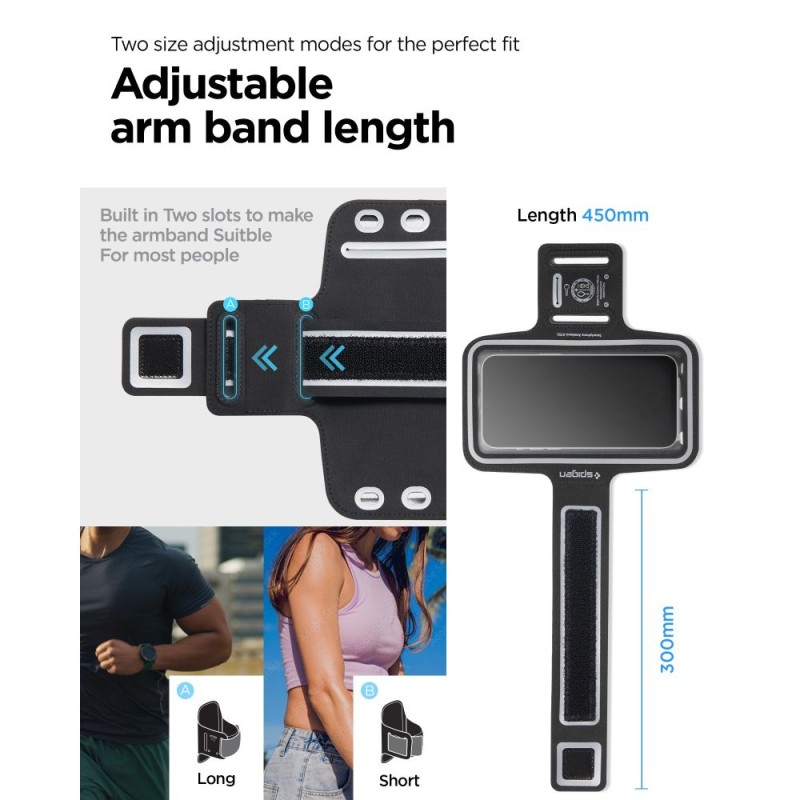 SPIGEN A703 Dynamic Shield Armband, черен - SPIGEN A703 Dynamic Shield Armband, черен - 8809971220767-AMP07187