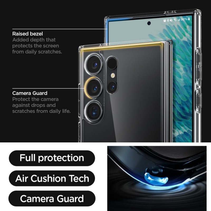 Spigen Ultra Hybrid Galaxy S24 Ultra Crystal Clear - 8809971221771-ACS07292