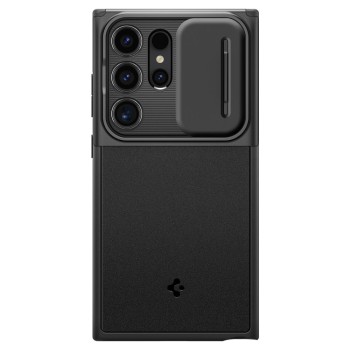 Spigen Optik Armor за Galaxy S24 Ultra, Black (ACS07313)