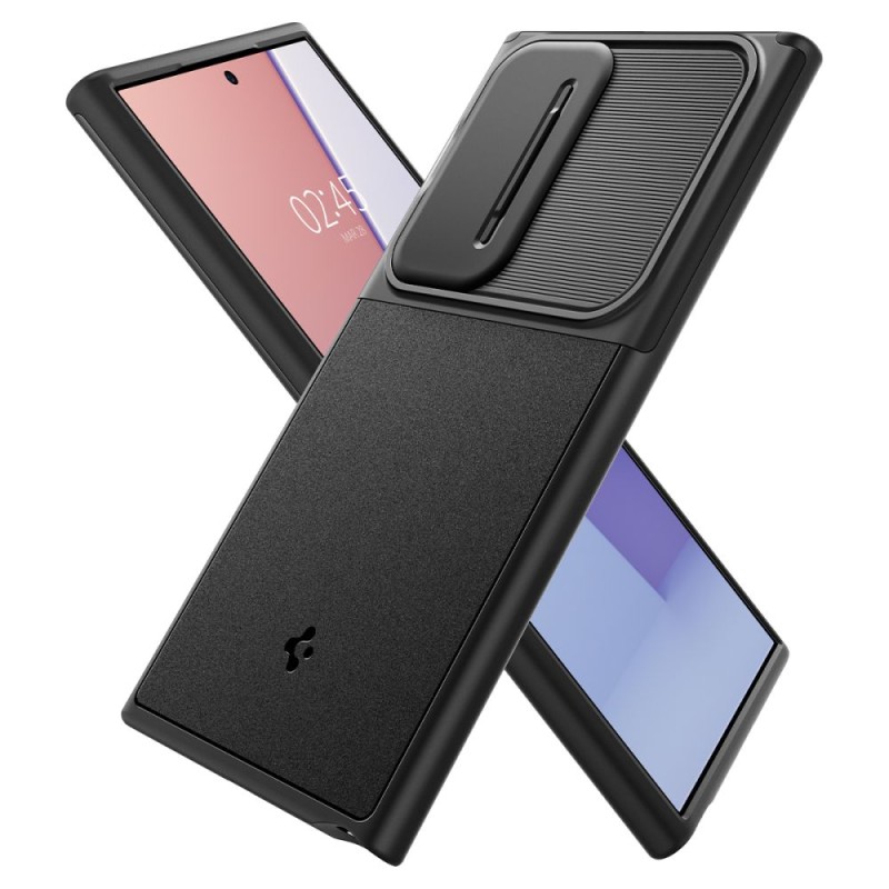 Spigen Optik Armor за Galaxy S24 Ultra, Black (ACS07313) - 8809971221986-ACS07313