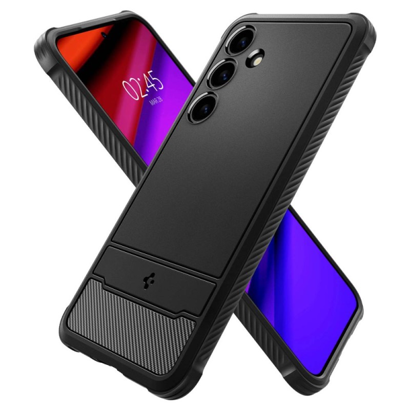 Spigen Rugged Armor за Galaxy S24 – матово черно (ACS07346) - Spigen Rugged Armor за Galaxy S24 – матово черно (ACS07346) - 8809971222242-ACS07346