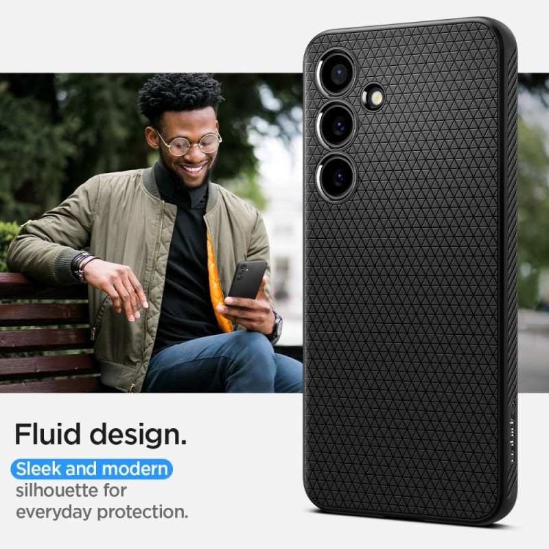 Spigen Liquid Air за Galaxy S24 – матово черно - Spigen Liquid Air за Galaxy S24 – матово черно - 8809971222259-ACS07347