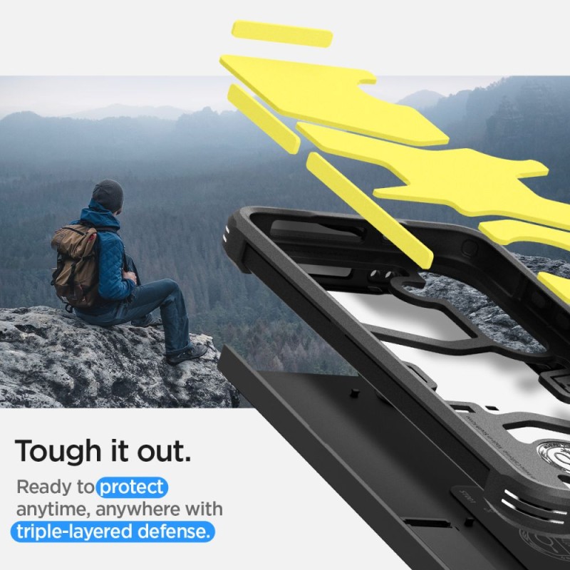 SPIGEN TOUGH ARMOR за Samsung Galaxy S24 (черен) - 8809971222334-ACS07355