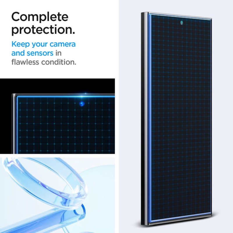 Spigen Glas.TR „EZ Fit” закалено стъкло 2-Pack за Samsung Galaxy S24 Ultra (clear) - 8809971224116-AGL07495