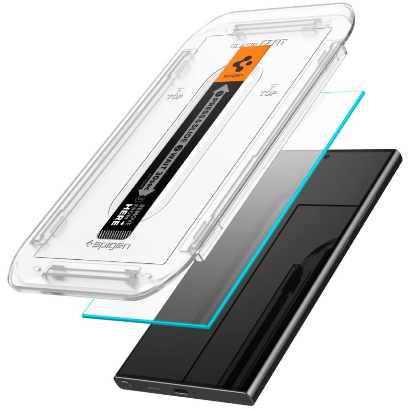 Spigen Glas.TR „EZ Fit” закалено стъкло 2-Pack за Samsung Galaxy S24 Ultra (clear) - 8809971224116-AGL07495