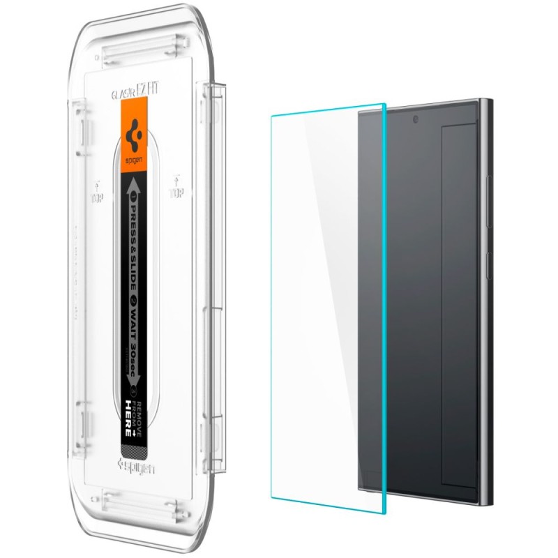 Spigen Glas.TR „EZ Fit” закалено стъкло 2-Pack за Samsung Galaxy S24 Ultra (clear) - 8809971224116-AGL07495
