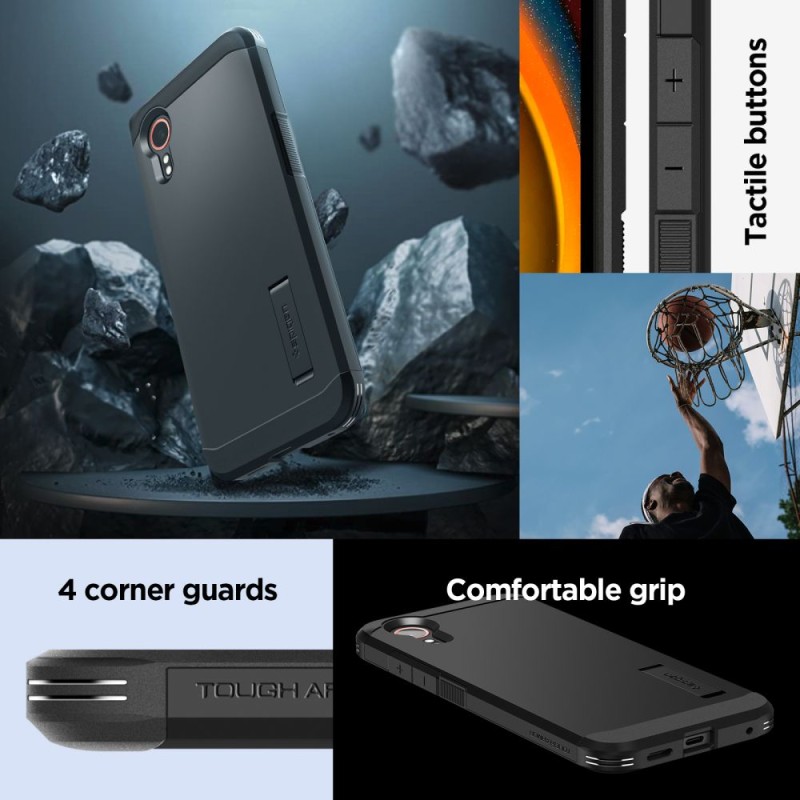 Spigen Tough Armor за Galaxy XCover 7, черен - 8809971224178-ACS07505