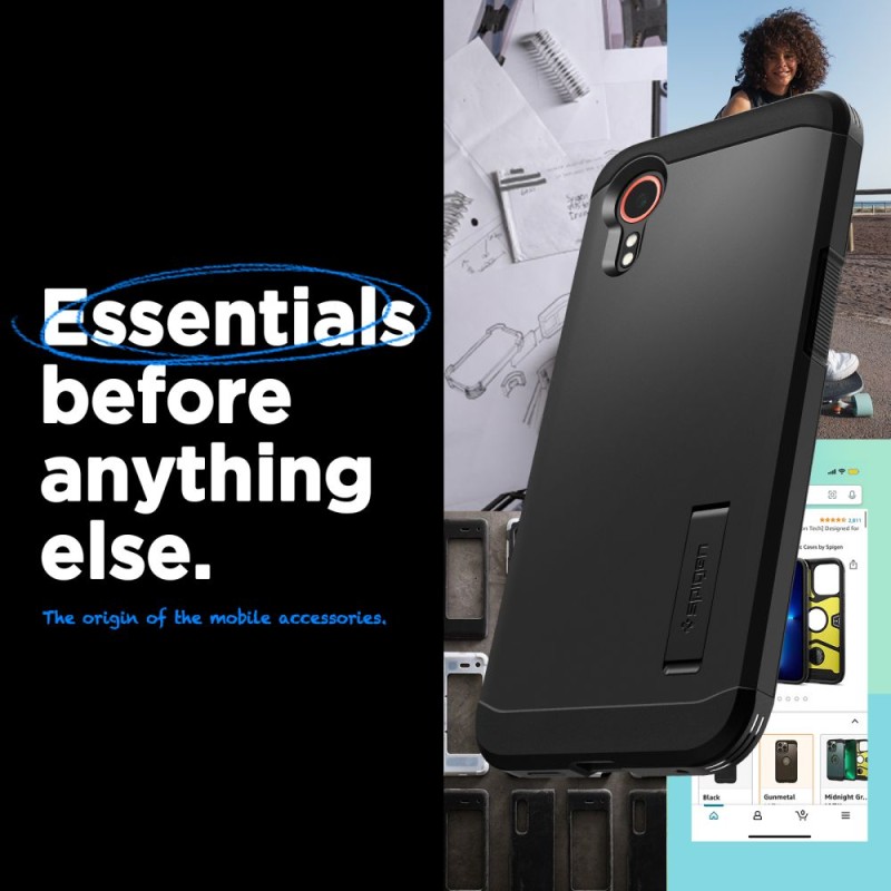 Spigen Tough Armor за Galaxy XCover 7, черен - 8809971224178-ACS07505