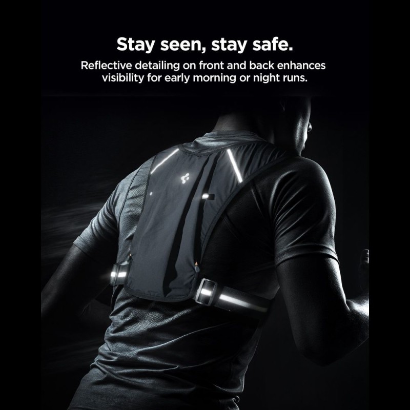 SPIGEN A720 Dynamic Shield бегова жилетка (M-L) черна - SPIGEN A720 Dynamic Shield бегова жилетка (M-L) черна - 8809971225335-AMP07603