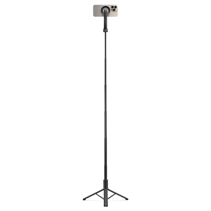 SPIGEN S580W MagSafe Bluetooth selfie stick статив Long Tripod черен - SPIGEN S580W MagSafe Bluetooth selfie stick статив Long Tripod черен - 8809971226035-AMP07659