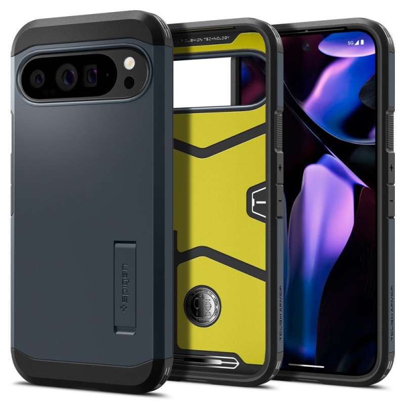 Spigen Tough Armor за Google Pixel 9 Pro XL Metal Slate (ACS07727) - 8809971226660-ACS07727