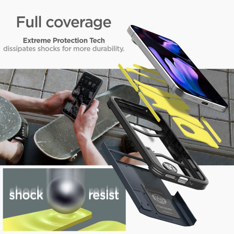 Spigen Tough Armor за Google Pixel 9 Pro XL Metal Slate (ACS07727) - 8809971226660-ACS07727