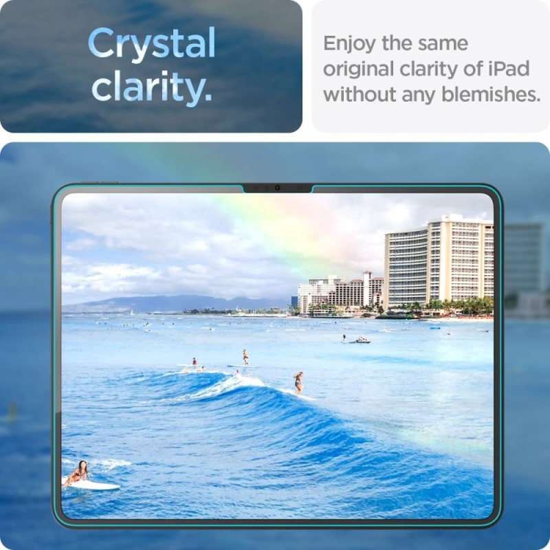 Spigen Glas.TR „EZ Fit” закалено стъкло за iPad Pro 13” (7/8/2024–2025) CLEAR - 8809971227339-AGL07793