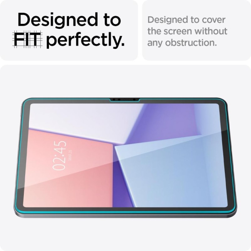 Spigen Glas.TR „EZ Fit” закалено стъкло за iPad Air 11 (6/7/8) 2024-2026, прозрачно - Spigen Glas.TR „EZ Fit” закалено стъкло за iPad Air 11 (6/7/8) 2024-2026, прозрачно - 8809971227384-AGL07798