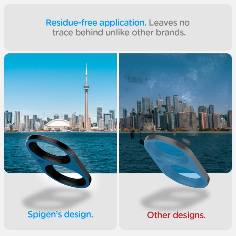 Spigen Optik Glas.Tr защита за камера 2 броя за iPhone 16 / 16 Plus (черна) - Spigen Optik Glas.Tr защита за камера 2 броя за iPhone 16 / 16 Plus (черна) - 8809971228640-AGL07922