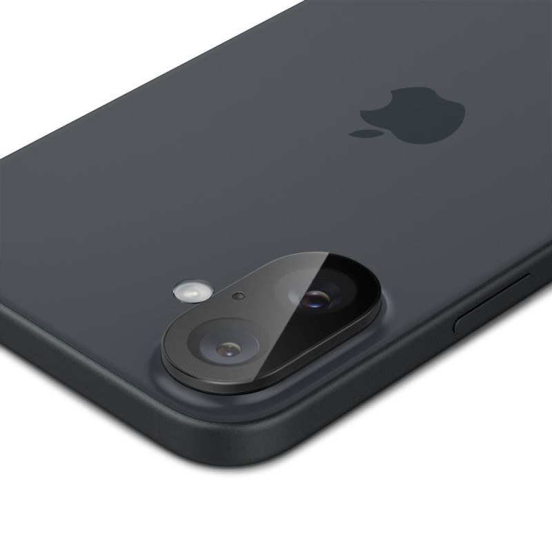 Spigen Optik Glas.Tr защита за камера 2 броя за iPhone 16 / 16 Plus (черна) - Spigen Optik Glas.Tr защита за камера 2 броя за iPhone 16 / 16 Plus (черна) - 8809971228640-AGL07922