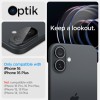 Spigen Optik Glas.Tr защита за камера 2 броя за iPhone 16 / 16 Plus (черна) - Spigen Optik Glas.Tr защита за камера 2 броя за iPhone 16 / 16 Plus (черна) - 8809971228640-AGL07922