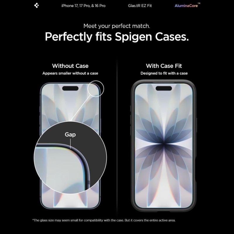 Spigen Glas.TR „EZ Fit AC” 2x темперирано стъкло (AluminaCore) за iPhone 16 Pro / 17 / 17 Pro CLEAR - Spigen Glas.TR „EZ Fit AC” 2x темперирано стъкло (AluminaCore) за iPhone 16 Pro / 17 / 17 Pro CLEAR - 8809971228695-AGL07928