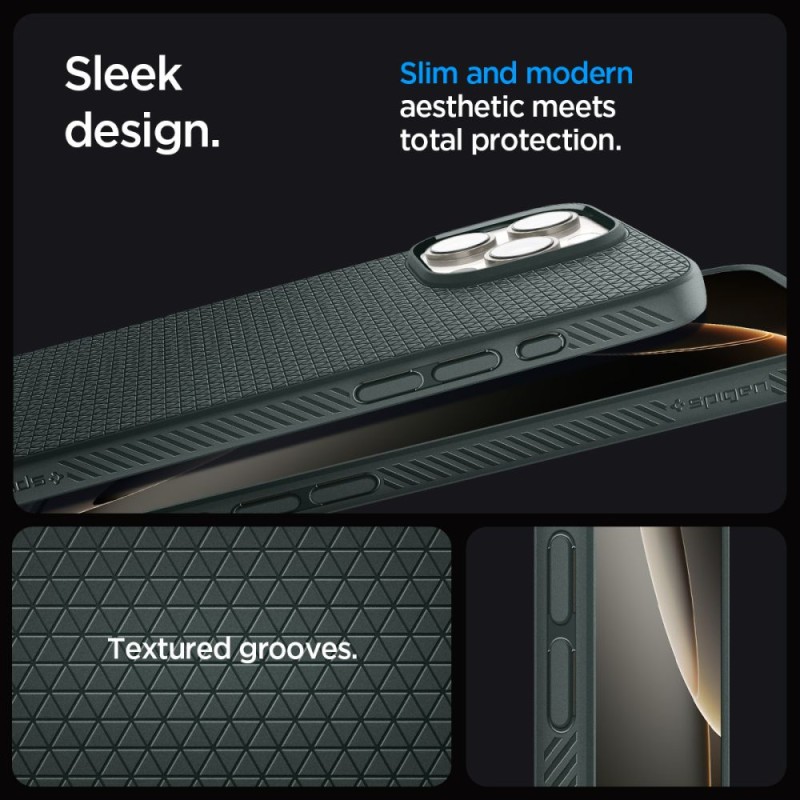 Spigen Liquid Air за iPhone 16 Pro Max Abyss Green - 8809971229265-ACS07990