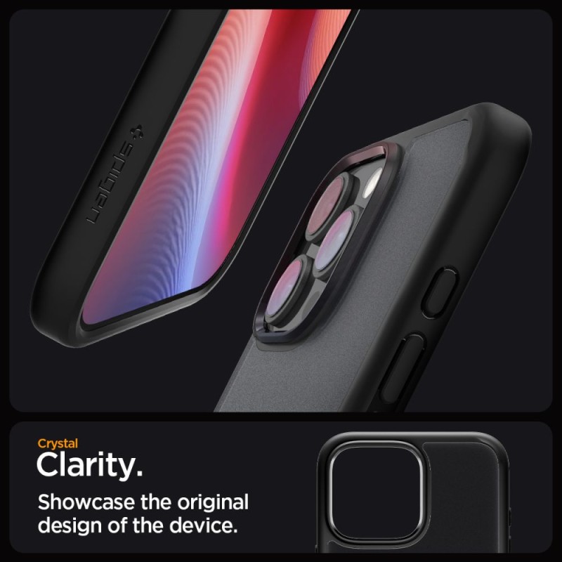 SPIGEN ULTRA HYBRID iPhone 16 Pro Max Frost Black - SPIGEN ULTRA HYBRID iPhone 16 Pro Max Frost Black - 8809971229319-ACS07995