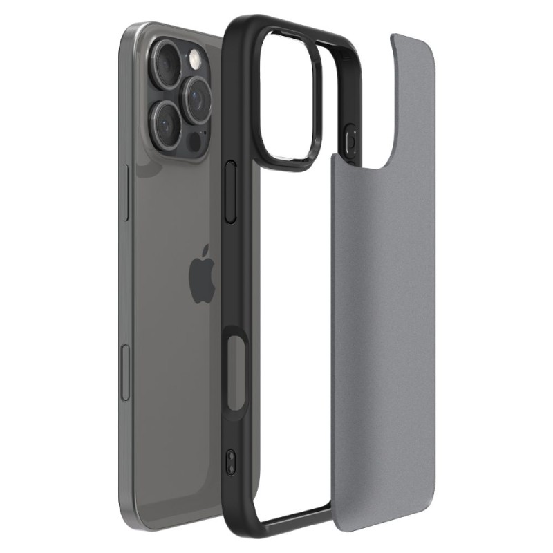SPIGEN ULTRA HYBRID iPhone 16 Pro Max Frost Black - SPIGEN ULTRA HYBRID iPhone 16 Pro Max Frost Black - 8809971229319-ACS07995
