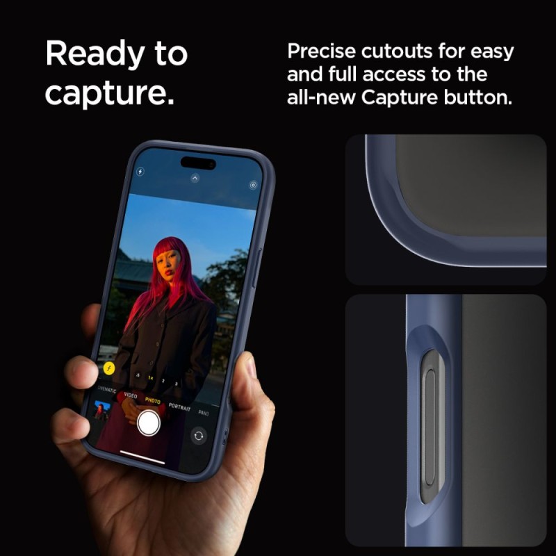 Spigen Ultra Hybrid за iPhone 16 Pro Max Navy Blue (SKU: 8809971229333-ACS07997) - Spigen Ultra Hybrid за iPhone 16 Pro Max Navy Blue (SKU: 8809971229333-ACS07997) - 8809971229333-ACS07997