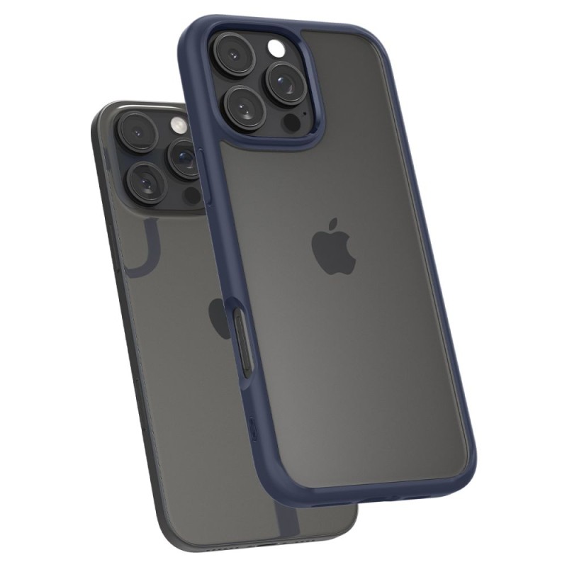 Spigen Ultra Hybrid за iPhone 16 Pro Max Navy Blue (SKU: 8809971229333-ACS07997) - Spigen Ultra Hybrid за iPhone 16 Pro Max Navy Blue (SKU: 8809971229333-ACS07997) - 8809971229333-ACS07997