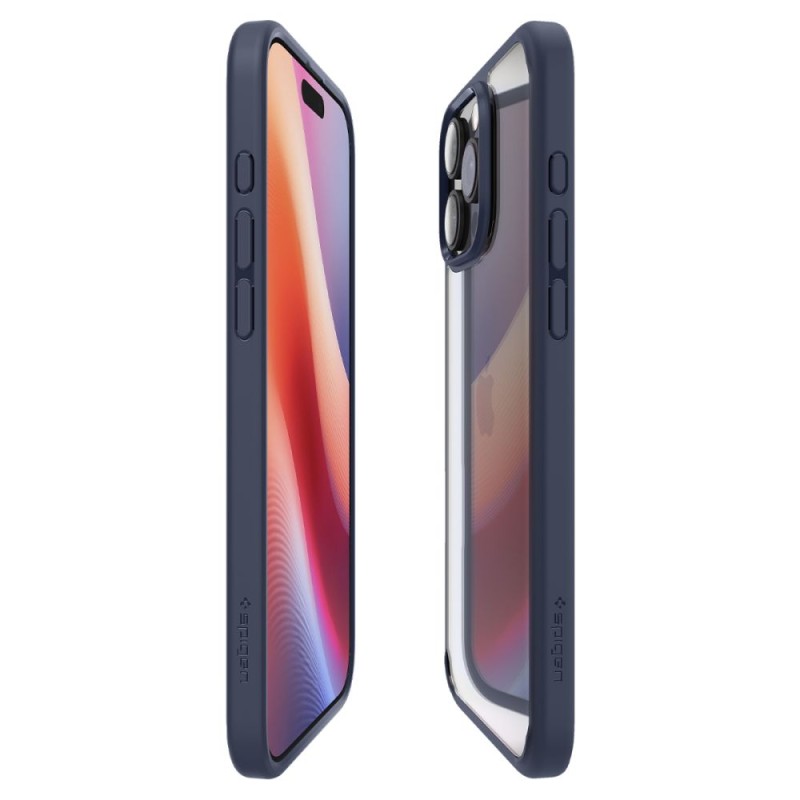 Spigen Ultra Hybrid за iPhone 16 Pro Max Navy Blue (SKU: 8809971229333-ACS07997) - Spigen Ultra Hybrid за iPhone 16 Pro Max Navy Blue (SKU: 8809971229333-ACS07997) - 8809971229333-ACS07997