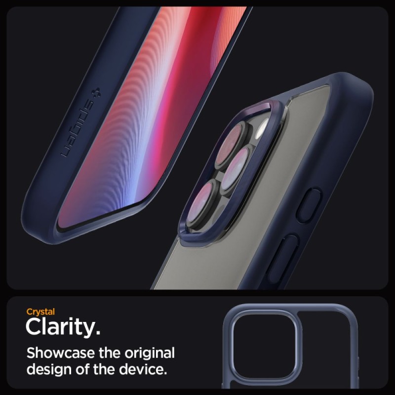 Spigen Ultra Hybrid за iPhone 16 Pro Max Navy Blue (SKU: 8809971229333-ACS07997) - Spigen Ultra Hybrid за iPhone 16 Pro Max Navy Blue (SKU: 8809971229333-ACS07997) - 8809971229333-ACS07997