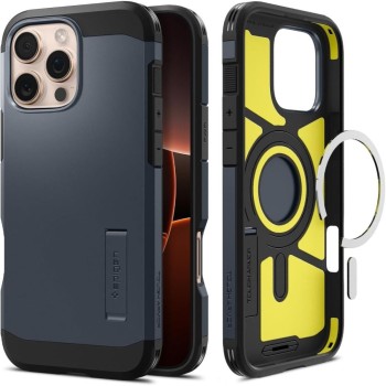Spigen Tough Armor MagSafe за iPhone 16 Pro Max, Metal Slate