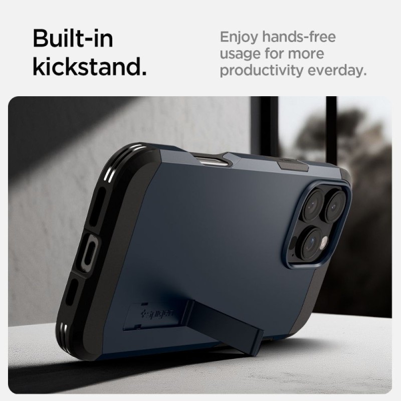 Spigen Tough Armor MagSafe за iPhone 16 Pro Max, Metal Slate - 8809971229500-ACS08014
