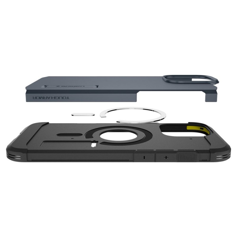 Spigen Tough Armor MagSafe за iPhone 16 Pro Max, Metal Slate - 8809971229500-ACS08014