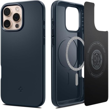 Spigen Thin Fit MagSafe за iPhone 16 Pro Metal Slate (1.55 мм)