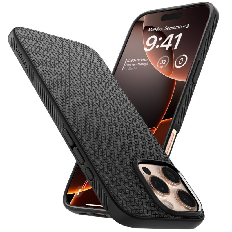 SPIGEN LIQUID AIR за iPhone 16 Pro, матово черно - SPIGEN LIQUID AIR за iPhone 16 Pro, матово черно - 8809971230292-ACS08117