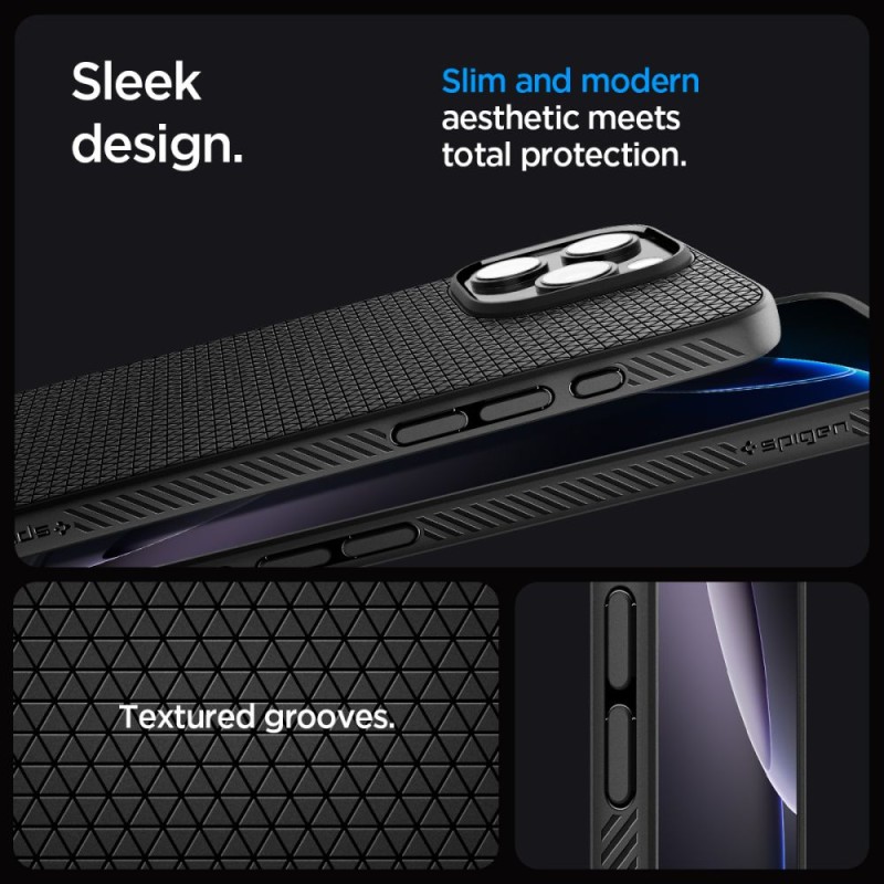 SPIGEN LIQUID AIR за iPhone 16 Pro, матово черно - SPIGEN LIQUID AIR за iPhone 16 Pro, матово черно - 8809971230292-ACS08117