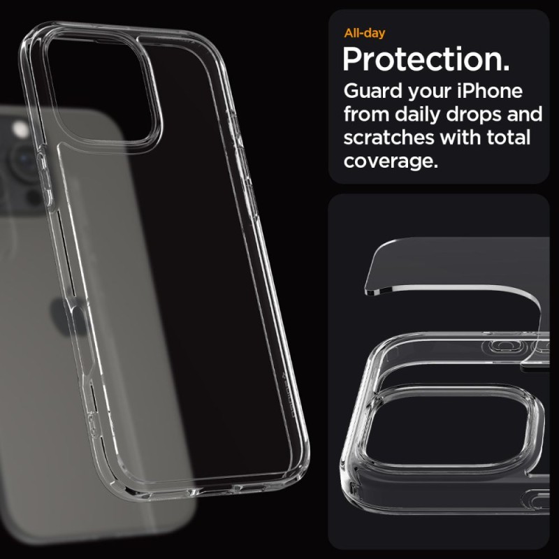 Spigen Ultra Hybrid iPhone 16 Pro Crystal Clear (ACS08121) - 8809971230339-ACS08121