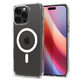 Spigen Ultra Hybrid MagSafe кейс за iPhone 16 Pro (бял) Spigen Ultra Hybrid MagSafe кейс за iPhone 16 Pro (бял)