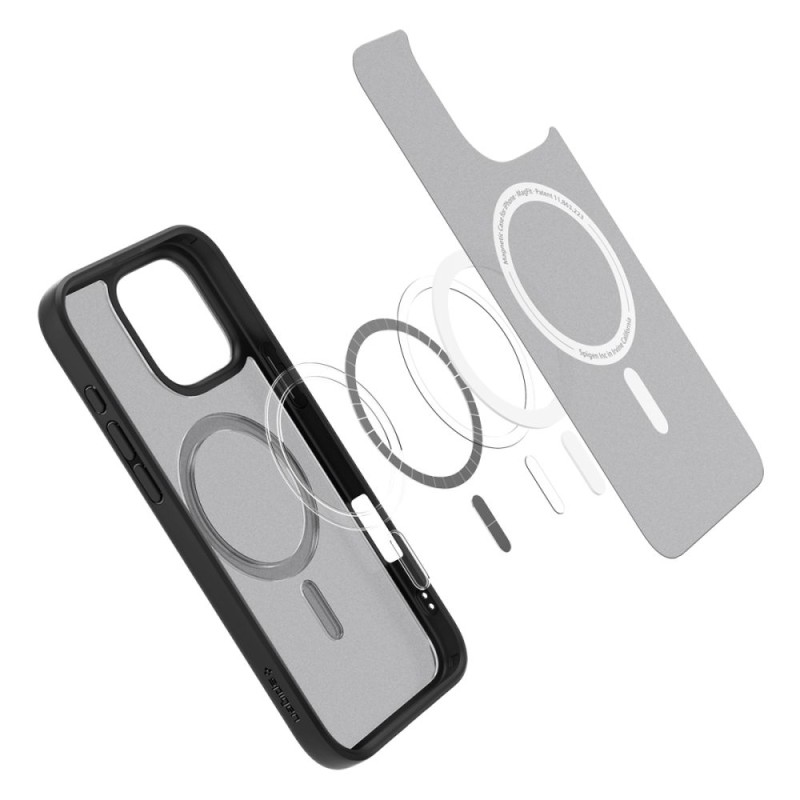Spigen Ultra Hybrid Magsafe кейс за iPhone 16 Pro, Frost Black (ACS08134) - Spigen Ultra Hybrid Magsafe кейс за iPhone 16 Pro, Frost Black (ACS08134) - 8809971230469-ACS08134