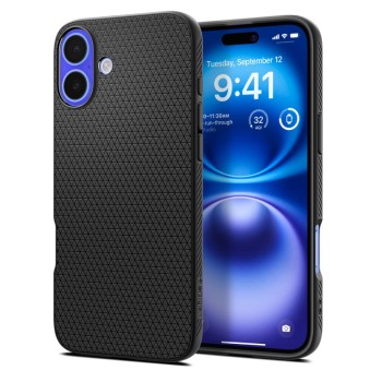 SPIGEN LIQUID AIR iPhone 16 Матово черно