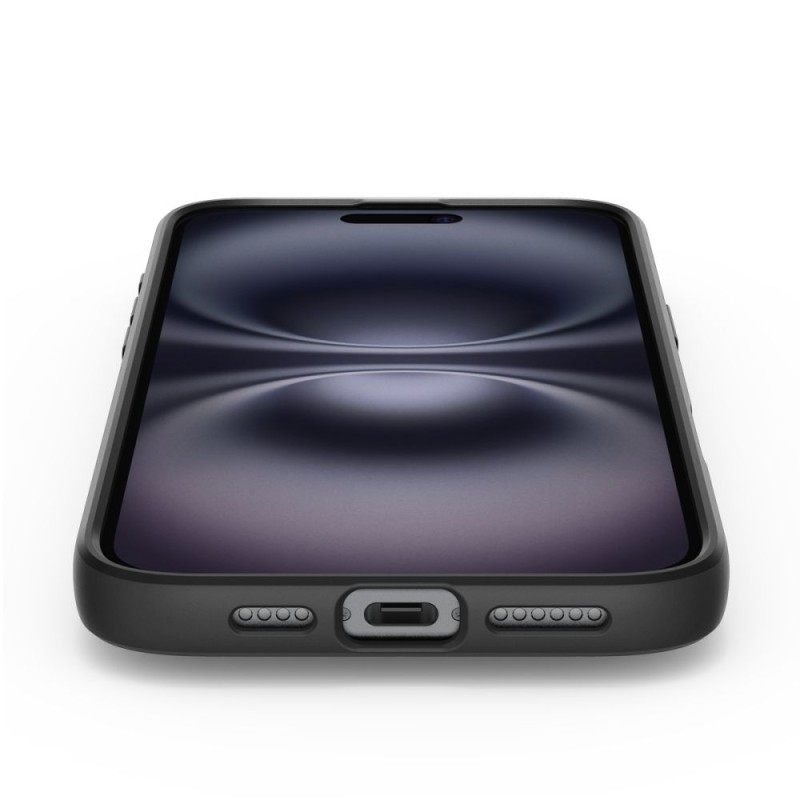 SPIGEN LIQUID AIR iPhone 16 Матово черно - SPIGEN LIQUID AIR iPhone 16 Матово черно - 8809971230896-ACS08194